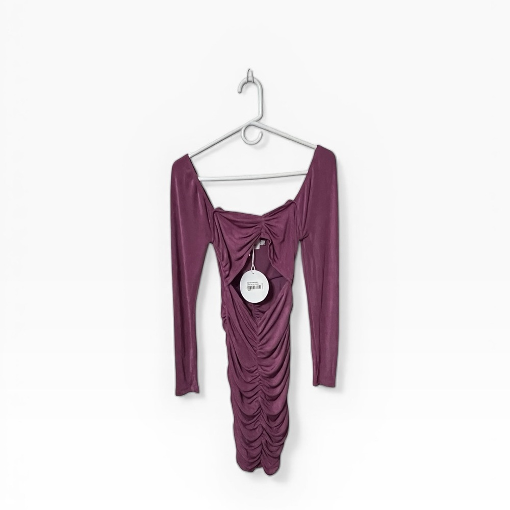 NWT Princess Polly Dillon Mini Dress Halter Neck Purple Size 6 Fully Lined‎ - Picture 3 of 9